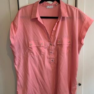 Pink Blouse with Buttons